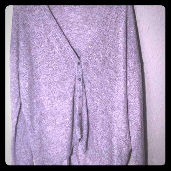 American Eagle Outfitters Sweaters - American EAGLE - PLUSH & SOFT - CARDIGAN- GRAY